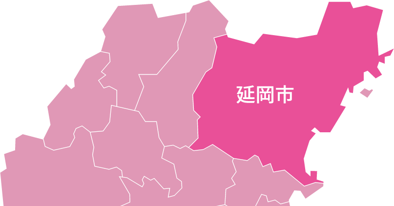 延岡の地図