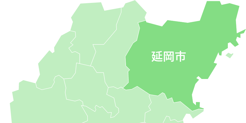 延岡の地図